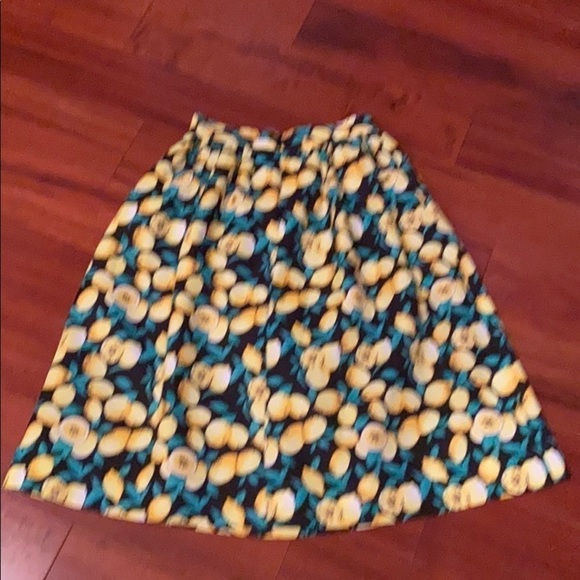 Modcloth Lemon Caught in a citrus cycle Skirt - Picture 8 of 10